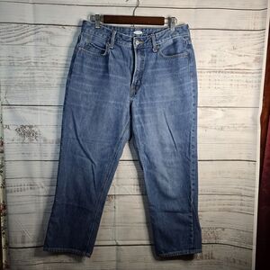 Old Navy Womens Size 8 Straight Leg Classic Blue Denim Jeans